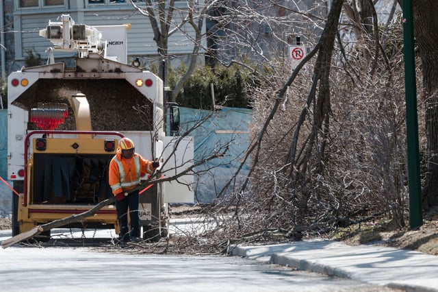 woodchipper stock image