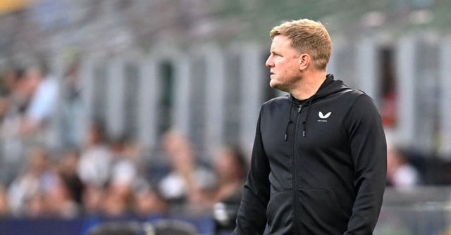 Soccer Football - Champions League - Group F - AC Milan v Newcastle United - San Siro, Milan, Italy - September 19, 2023 Newcastle United manager Eddie Howe REUTERS/Daniele Mascolo