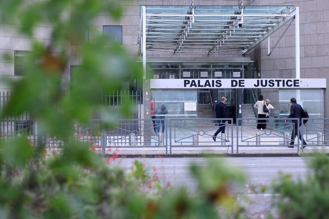 Le palais de justice d'Avignon où se tient le procès de Dominique Pelicot, le 30 septembre.