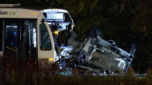 Highway 58 bus, pickup truck fatal collision