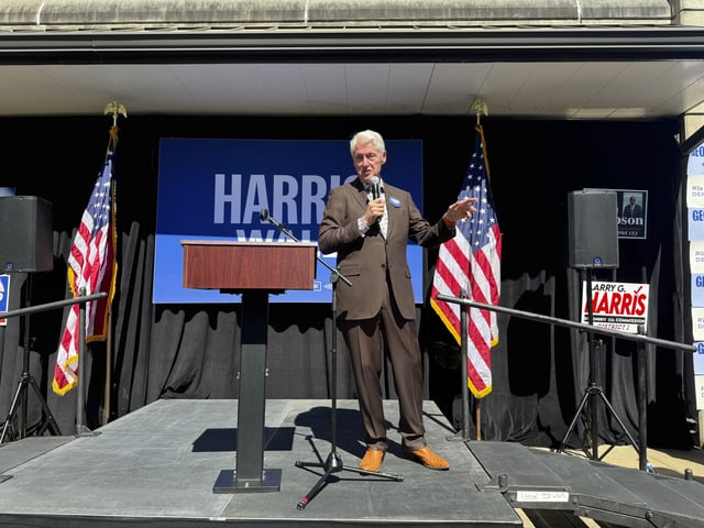 Bill Clinton Georgia Harris Campaign