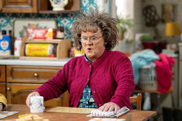 Brendan O&#39;Carroll as Agnes Brown (Photo: BBC Studios/Elaine Livingston)