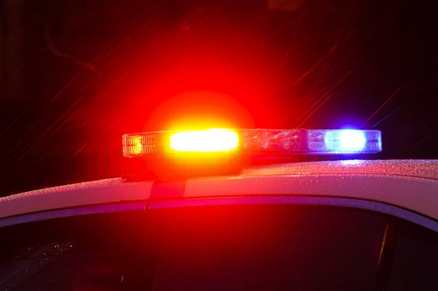 police lights flashing, 2022