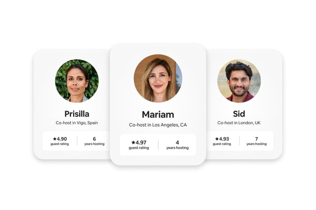 Airbnb’s new “co-host” network. (Airbnb/TNS)