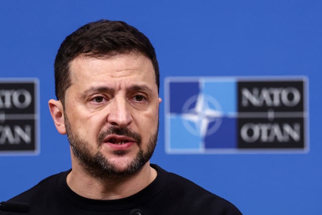 Volodymyr Zelensky.