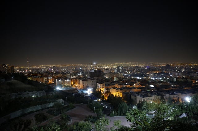 Tehran seen after Israel confirms military strikes on Iran