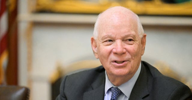 U.S. Senator Ben Cardin (D-MD) speaks at a committee meeting after assuming the chairmanship of the Senate Foreign Relations Committee at the U.S. Capitol on Capitol Hill in Washington, U.S., September 28, 2023. REUTERS/Craig Hudson/File Photo
