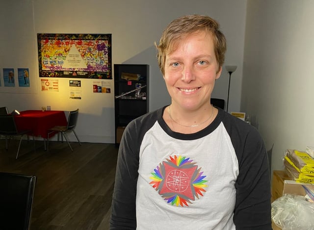 Josie Baker, executive director of PEERS Alliance in their new Charlottertown Office.
