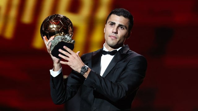 Rodri is the first winner of the Ballon d’Or from a Premier League club since Cristiano Ronaldo at Manchester United in 2008