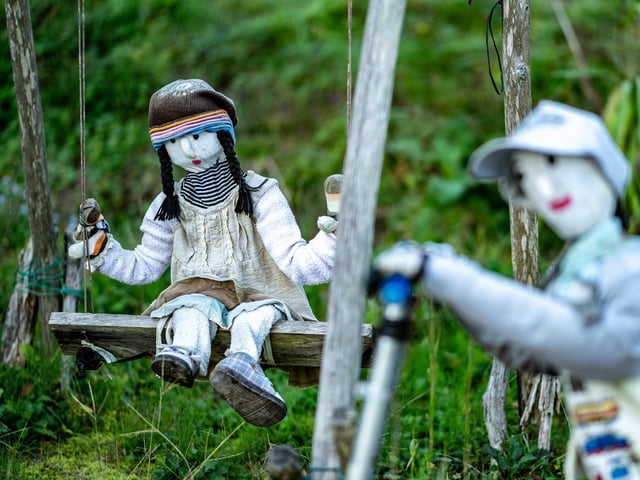 Puppen in Ichino in Japan