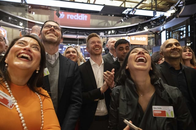 Reddit CEO Steve Huffman and employees