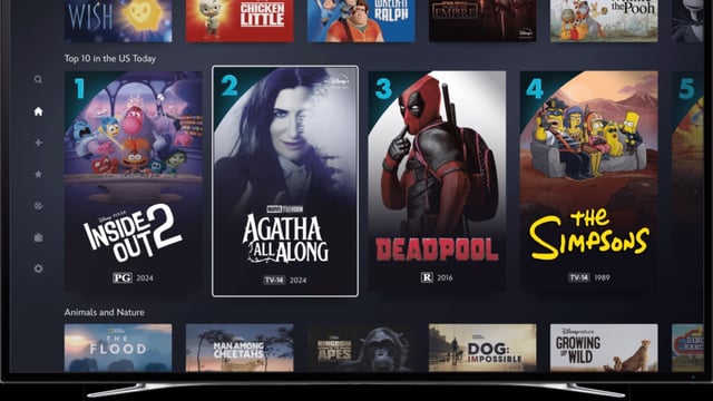 Disney+ Top 10 List