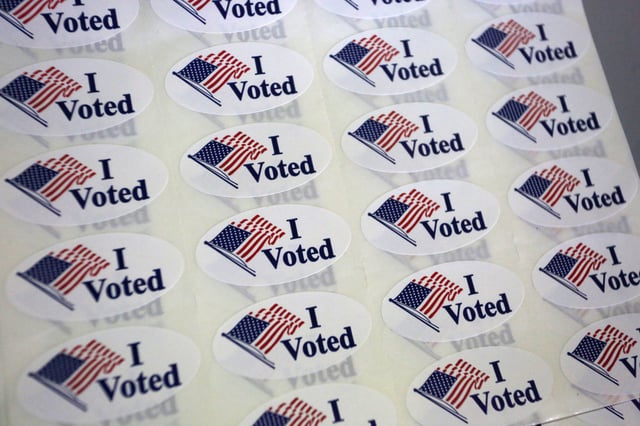 Voting stickers