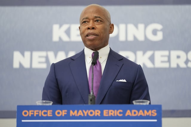 New York City Mayor Eric Adams