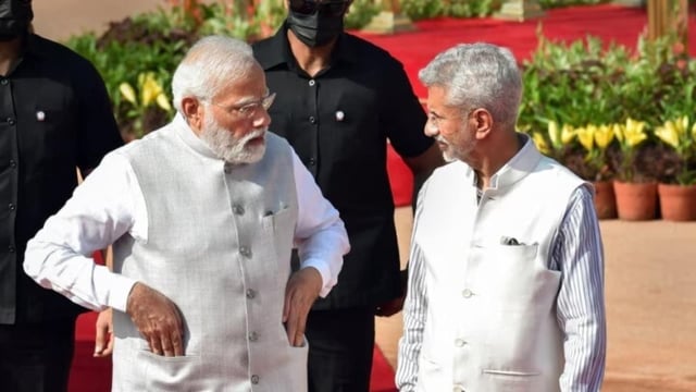 Prime Minister Narendra Modi and external affairs minister S Jaishankar.