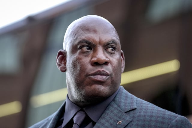 ANN ARBOR, MICHIGAN - OCTOBER 29: Head coach Mel Tucker of the Michigan State Spartans looks on before the game against the Michigan Wolverines at Michigan Stadium on October 29, 2022 in Ann Arbor, Michigan.