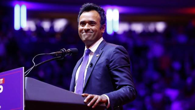 Vivek Ramaswamy supports Donald Trump's mass deportation plan