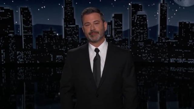 Jimmy Kimmel again mocks Melania Trump during Tuesday night monologue.