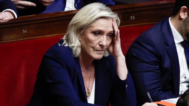 Marine Le Pen is on trial along with 24 other members of her party for allegedly embezzling at least €4.5 million from the European parliament. She denies the charges