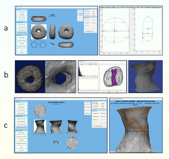 3D analysis of the perforated pebbles and the perforations. Image credit: T. Yashuv & L. Grosman, doi: 10.1371/journal.pone.0312007.