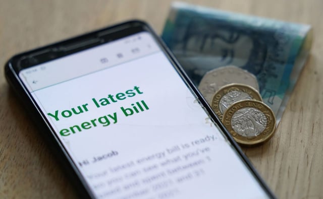 Energy bills are among those that will go up next year (Photo: Jacob King/PA)