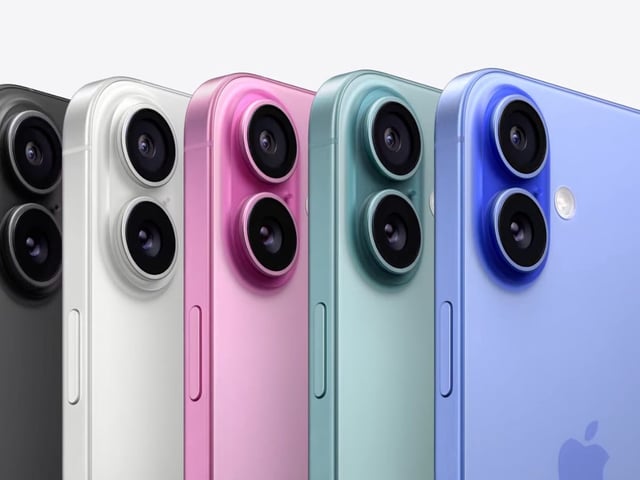 The color lineup for the new iPhone 16.
