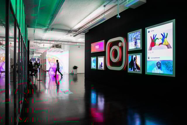 The Instagram office in New York, on June 4, 2018. 