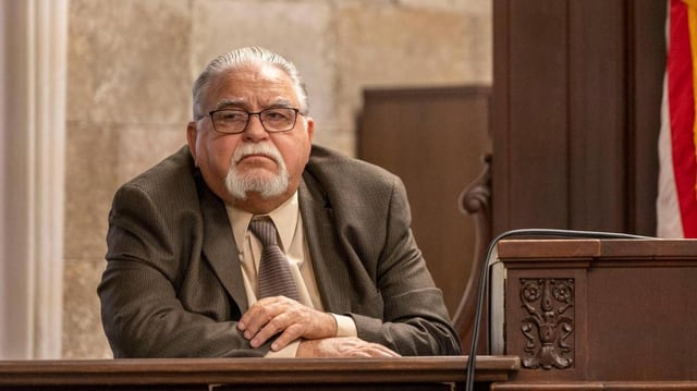 Former Kansas City, Kansas, police detective Roger Golubski testified Oct. 24, 2022, at the Wyandotte County courthouse during a hearing for two prisoners who claim they are innocent of a 1997 murder.