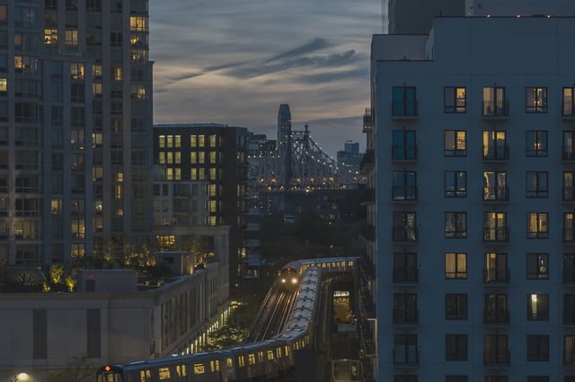 A stock image of NYC housing