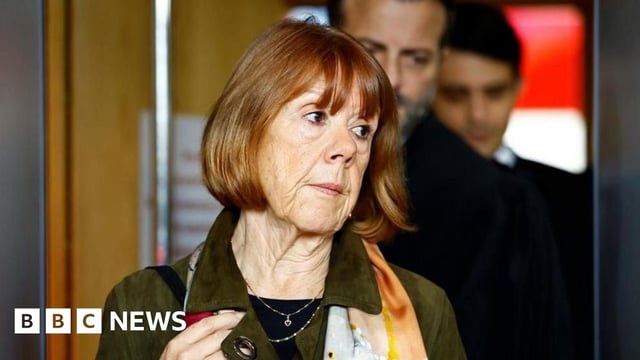 Frenchwoman Gisèle Pelicot, the victim of an alleged mass rape orchestrated by her husband Dominique Pelicot at their home in the southern French town of Mazan, leaves during a break in the trial of Dominique Pelicot with 50 co-accused, at the courthouse in Avignon, France, November 19, 2024