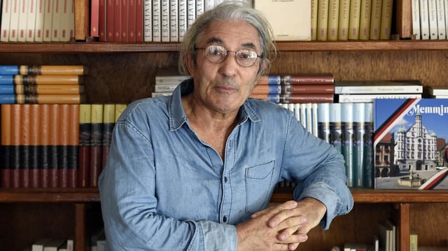 L’écrivain algérien Boualem Sansal, en août 2015, à Boumerdès, à l’est d’Alger.