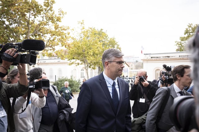 Julien Ruas, ancien adjoint de Jean-Claude Gaudin, le 7 novembre à Marseille.