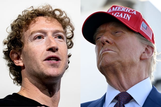 Mark Zuckerberg met Donald Trump and members of his team in Florida this week.