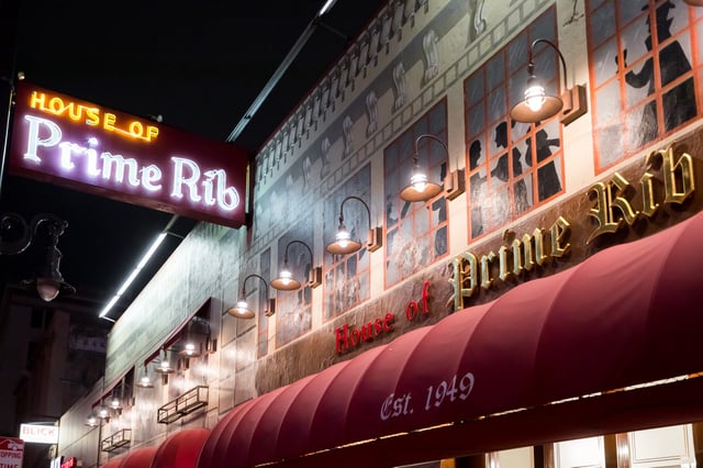 FILE: A former House of Prime Rib employee has filed a lawsuit against the famed San Francisco steakhouse on allegations of unpaid wages. 
