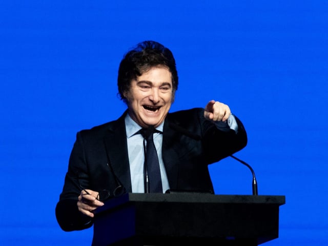 Argentina's president, Javier Milei, presided over sweeping spending cuts since taking office a year ago.