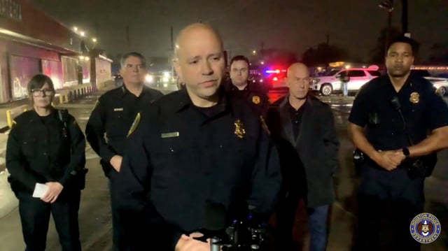 Assistant Chief Luis Menendez-Sierra from the Houston Police Department said the investigation into the shooting is ongoing.
