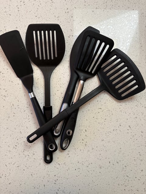 Black plastic kitchen utensils. A December 2024 study in the journal Chemosphere incorrectly calculated the amount of potentially toxic flame retardants that could be present in some black plastic household products such as utensils and to-go food packaging. A correction noted the levels were actually lower than EPA daily limits.