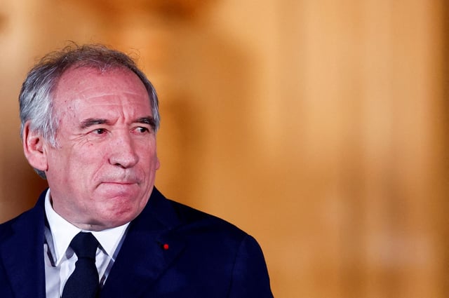 Le premier ministre François Bayrou.