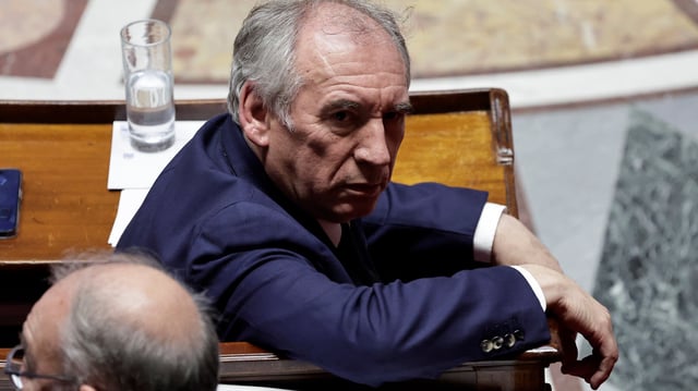 François Bayrou lors d’un session de questions au premier ministre mardi au Palais Bourbon.