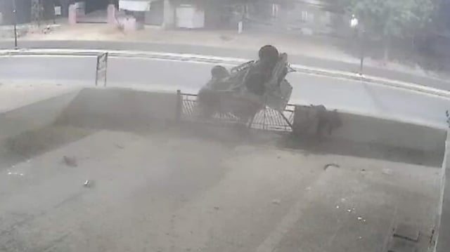 
In Rajasthan, five passengers miraculously escaped unhurt after their SUV flipped 8 times