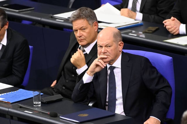 Robert Habeck kann sich nicht mit Olaf Scholz duellieren