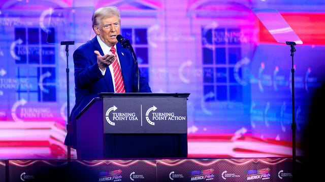 Trump predicted that the US is going to “do fantastically well as a country” in 2025.