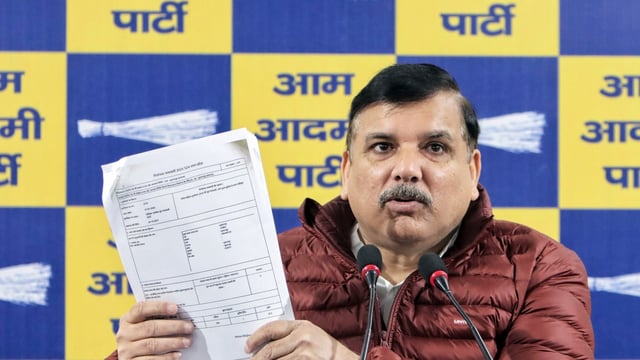 Aam Aadmi Party (AAP) MP Sanjay Singh 
