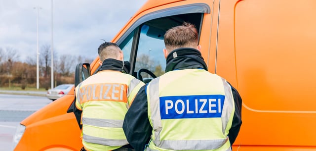 Kontrollen an der Grenze zwischen Polen und Deutschland