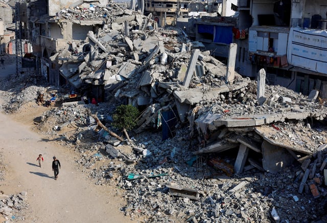 La bande de Gaza a été ravagée par 15 mois de guerre, mais le Hamas y est toujours présent.