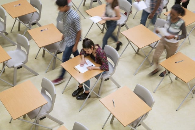 The number of children being granted extra time in exams, has quadrupled over the past decade from 107,000 to 420,000.
(Photo: Chris Ryan/Caiaimage)