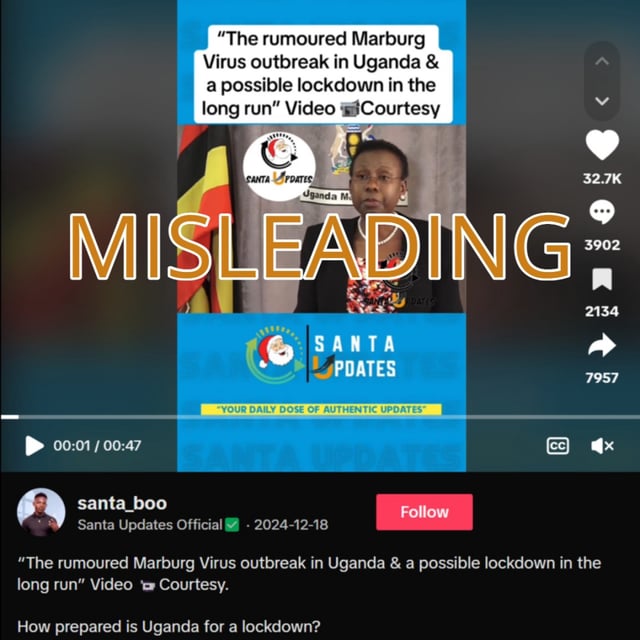 Screenshot of the misleading post, taken on January 20, 2025