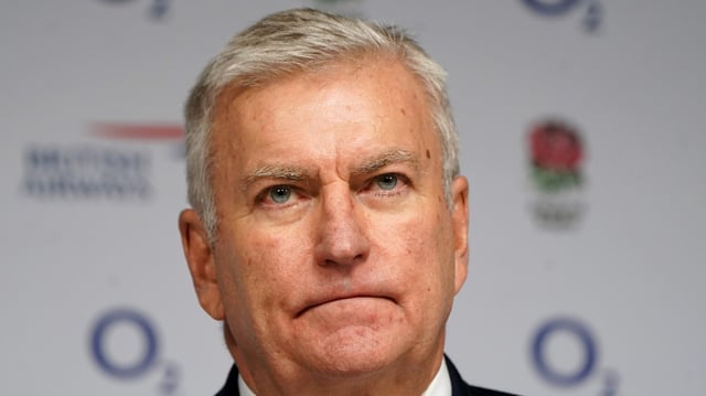 Sweeney has been criticised for taking payments worth more than £1million in the year the RFU lost almost £40million