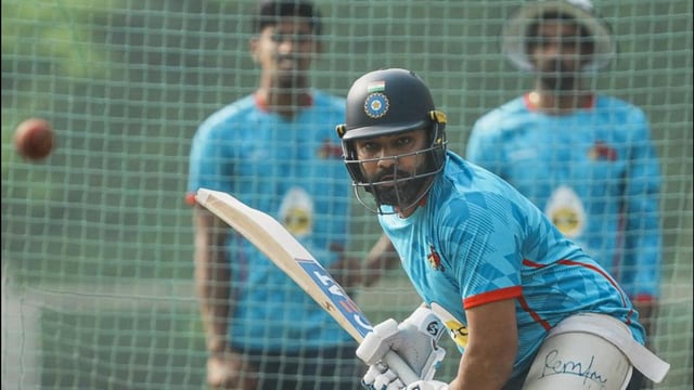 Rohit Sharma will return to Ranji Trophy after nearly a decade, as he lines up for Mumbai’s home tie against Jammu & Kashmir. (PTI)