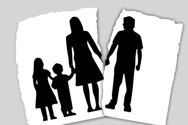 People whose parents divorced during their childhood may be at a greater risk of stroke later in life. Image credit: geralt, Pixabay
